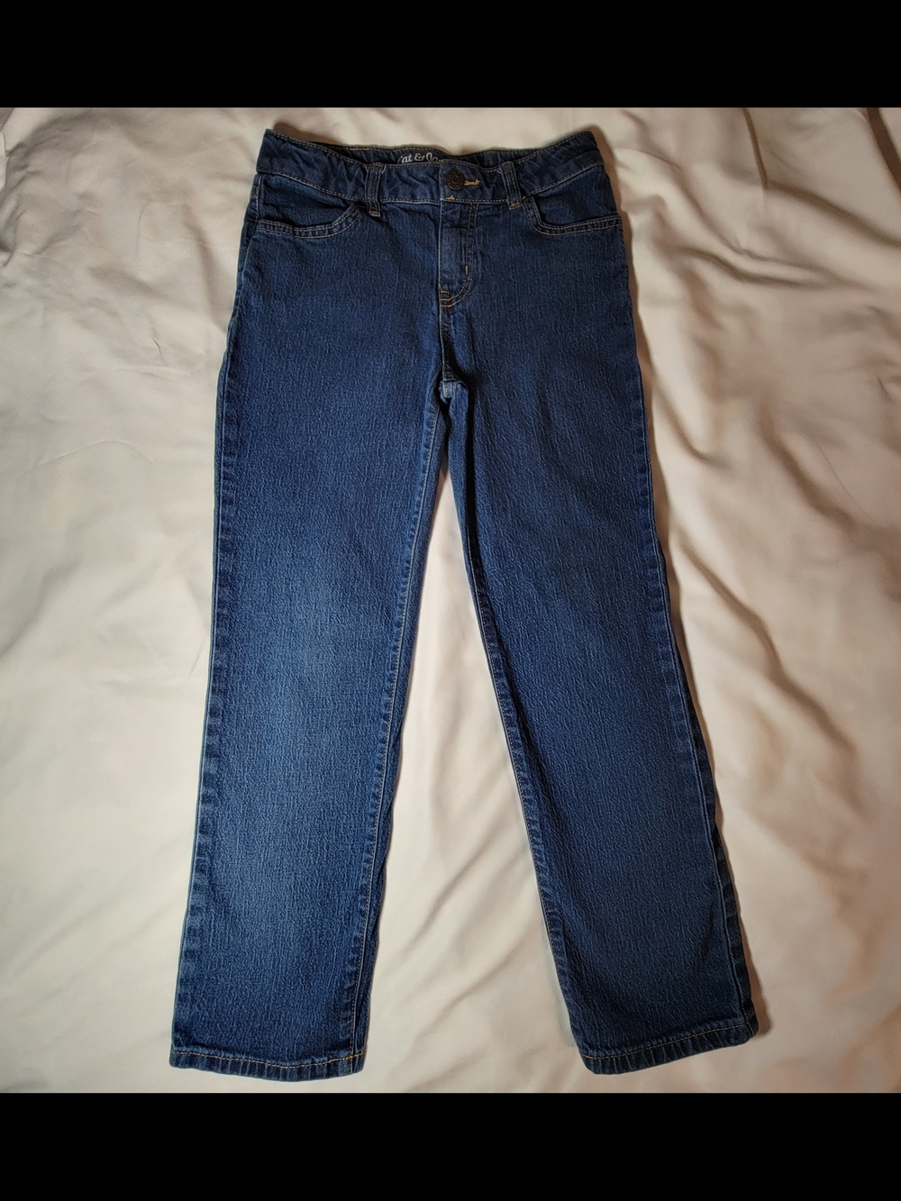 Cat & Jack Straight Leg Jeans in Dark Blue- Size 10
